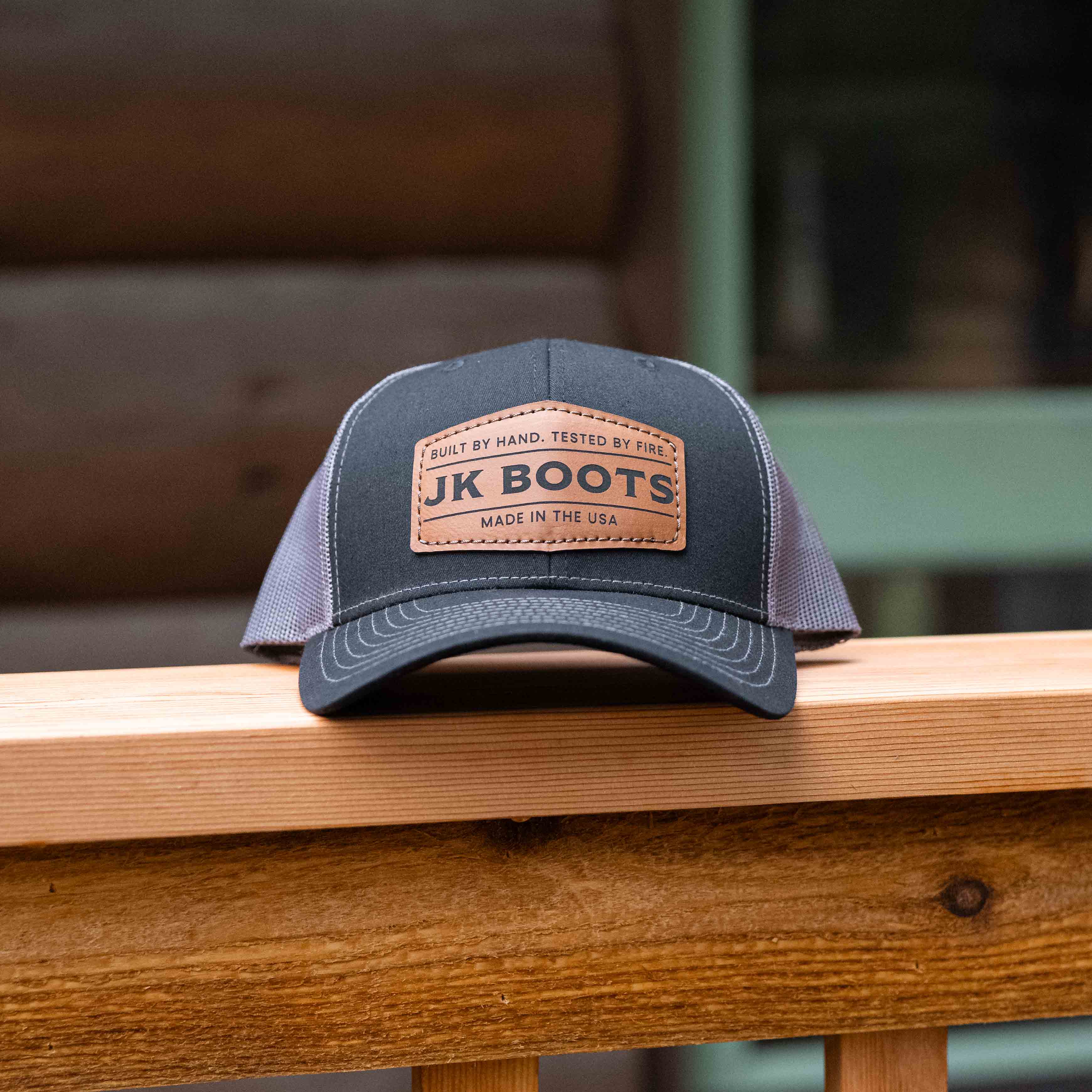 Leather Patch Snapback - Image 4