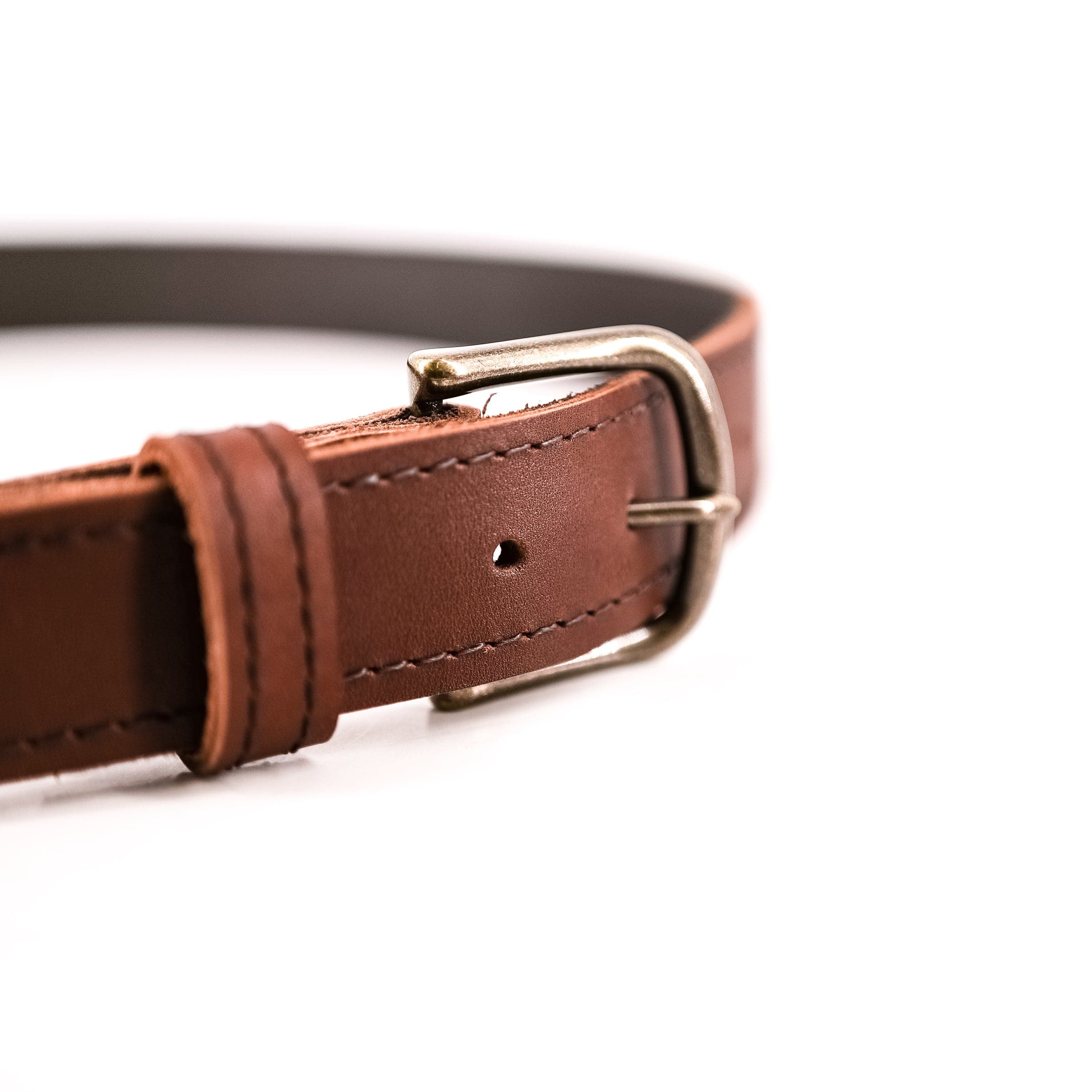 Smooth Redwood Leather Belt - Image 3