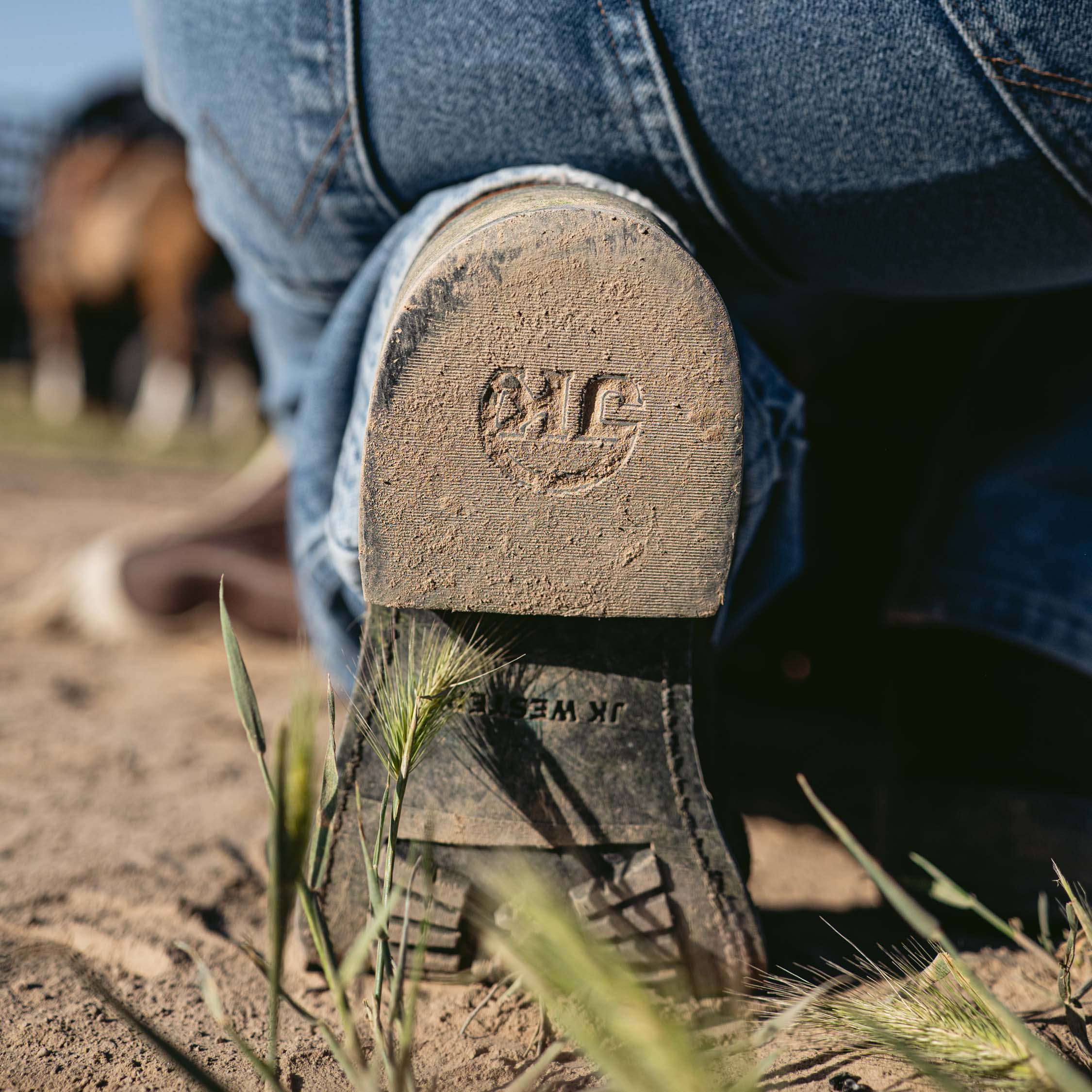 The Buck - Indigo | Chocolate Waxed Suede - Image 8