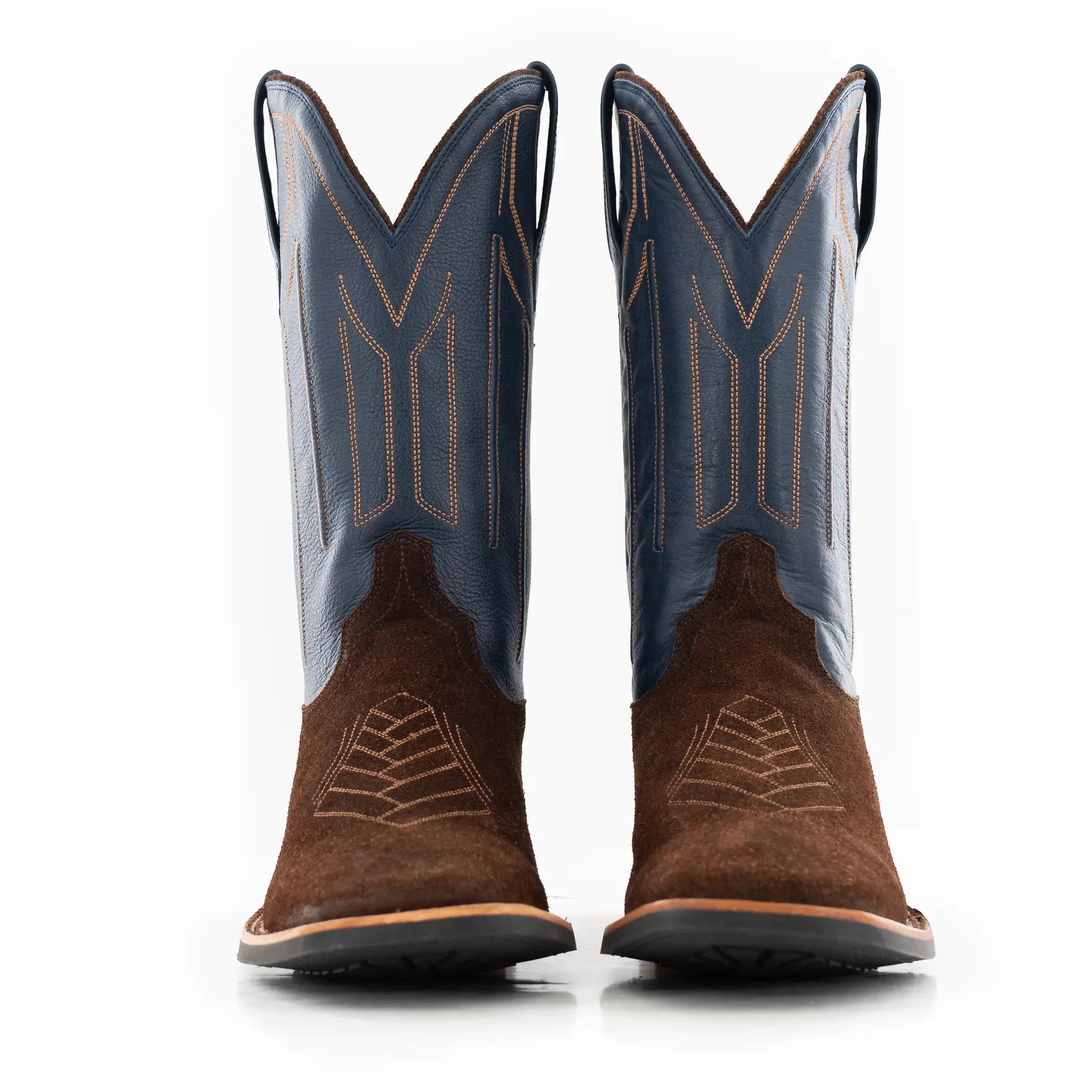 The Buck - Indigo | Chocolate Waxed Suede - Image 7