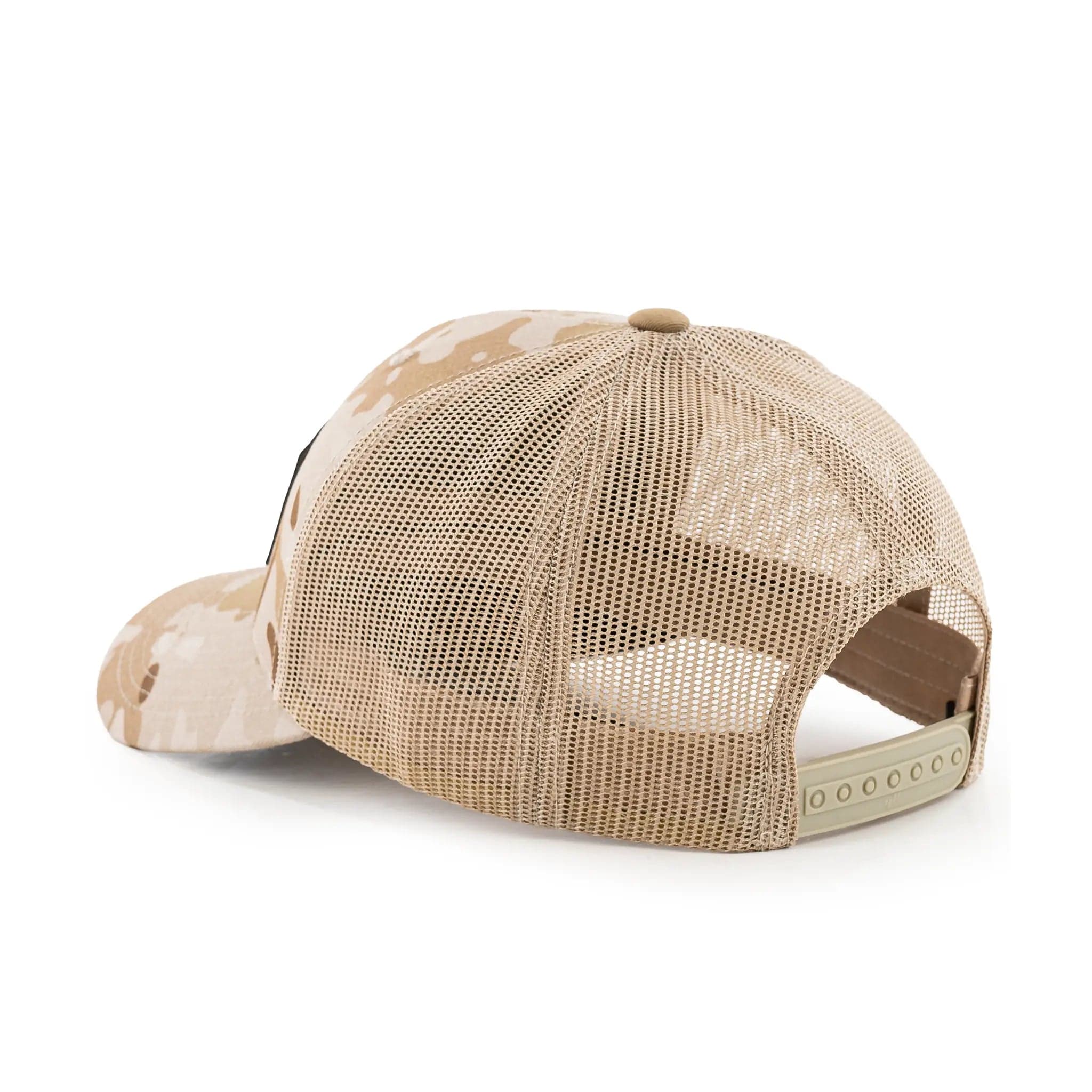 Leather Patch Snapback - Camo - Image 3