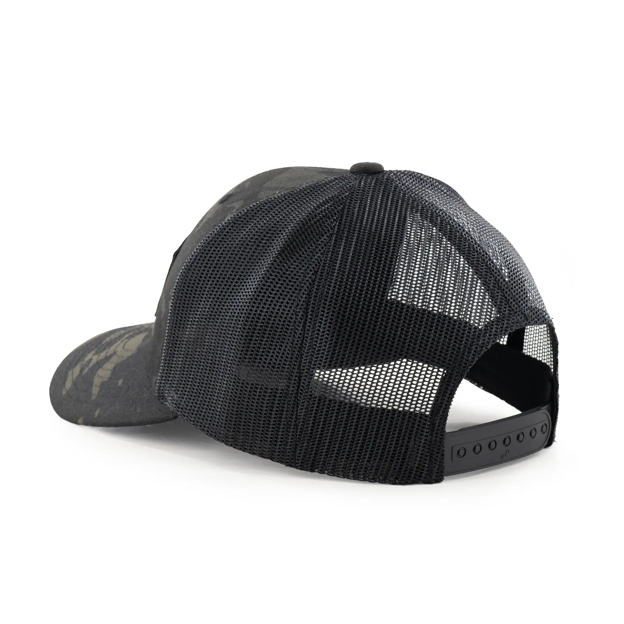 Leather Patch Snapback - Camo - Image 7